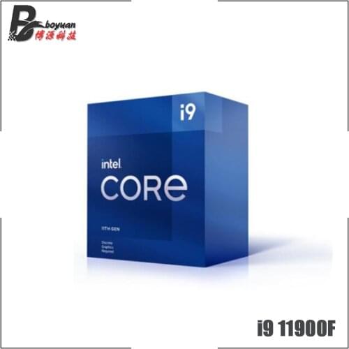 Intel Core i9-11900F i9 11900F 2.5 GHz Eight-Core Sixteen-Thread CPU Processor 65W LGA 1200 Need H410 B560 Z590 Motherboard