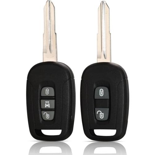 Kutery 10pcs 2/3 Buttons Remote Car Key Case shell For Chevrolet Captiva 2008 2009 2010 2011 2012 2013 2014