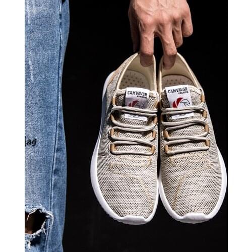 Bomlight New Arriving Lightweight Vulcanize Shoes Lace Up Breathable Sneakers Mens Flats Shoes Man Mesh Brand Male Footwear