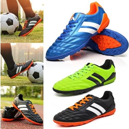 Men Boys Turf Cleats Soccer Shoes Athletic Football Outdoor Sports Sneakers Training Football Boots High Ankle Sport Sneakers