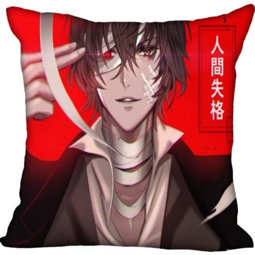 Nice Bungou Stray Dogs Pillow Case Modern Home Decorative Pillowcase 35x35cm,40X40cm(one sides) For Living Room Pillow Cover