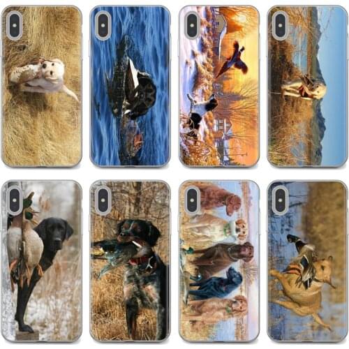 Soft Case For Samsung Galaxy J1 J2 J3 J4 J5 J6 J7 J8 Plus 2018 Prime 2015 2016 2017 EU Hunting Gun Dog Art Animal
