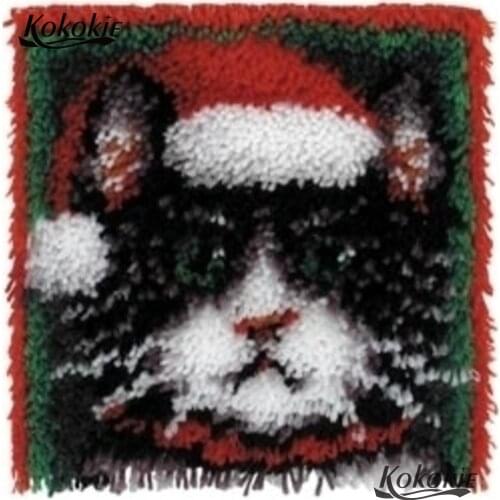 DIY latch hook rug kits cross stitch cushions cats pillow cushion embroidery cross stitch sets sale needlework carpet sets