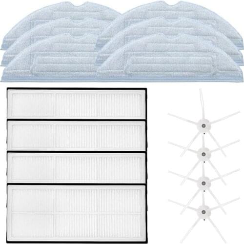 Spare Part Set for Xiaomi Roborock T7 T7S S7 T7Plus T7SPlus Vacuum Cleaner Robot, Accessory Set with 4 Hepa Filters