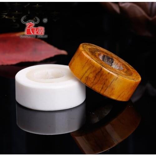 Natural ox bone circle to make old vintage DIY buddhist beads pendant accessories