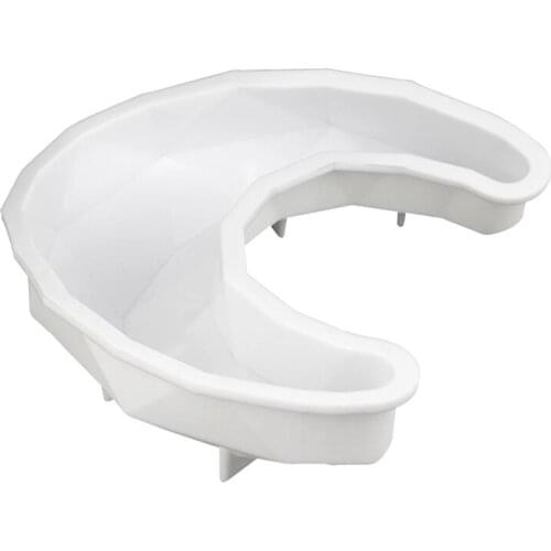 Newly 3D Diamond Moon Silicone Mold Baking Nonstick Cake Dessert Mousse Mold Bakeware Tools For Kitchen