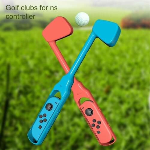 2021 new 1 pair Golf Club Grip With Hand Strap for Nintendo Switch Controller Game Accessories Left+Right Controller for Joycon