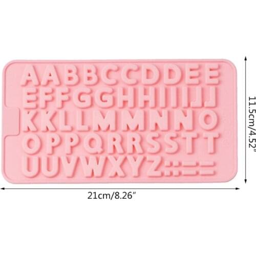 R58E Letters Happy Birthday Fondant Mold Multipurpose for Baking Fondant Cake Crystal