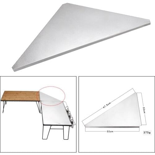 Stainless Steel Pattern Triangle Roof Panel Multi-purpose Table Accessories Auxiliary Tray Support