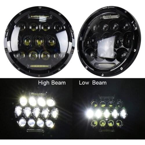 Universal 7 Inch LED headlights Projector High Low Beam Electrical Indicator Fit for Wrangler Hummer Auto Lighting moto lights