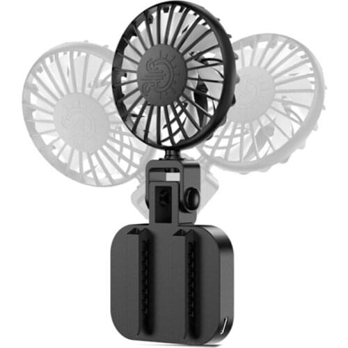 Clip Fan Portable Clamp Fans Personal Cooling Fan Solar Fan Desktop Fans Clamp Fans Baby Stroller Clip Fan Vehicle-Mounted Fan