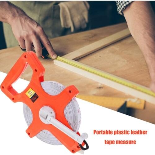 Retractable 100m Fiberglass Tape Measure Metric Measuring Ruler Woodworking Tool Wood Measure Ruler Profile Marking Tool