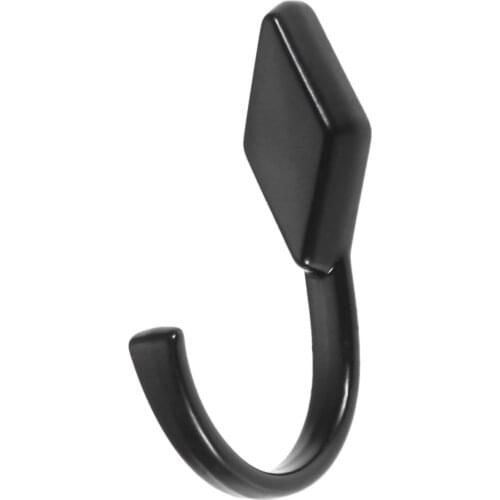 1Pc Zinc Alloy Coat Hooks Wall Mounted Robe Hook Kitchen Bathroom Furniture Doors Towel Clothes Single Coat Hanger with Screws