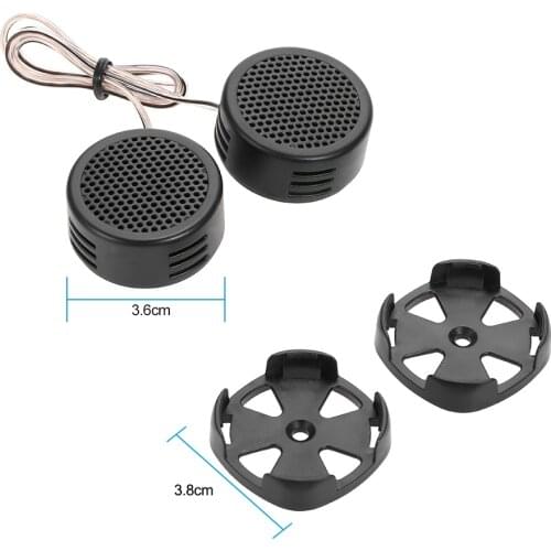 2pcs 500W Car Mini Dome Tweeter Loudspeaker High Pitch Speaker Super Power Audio Auto Sound Speaker For Car 97DB
