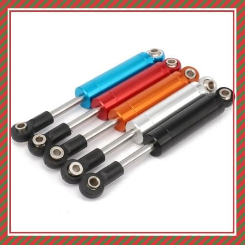 RCAWD 2PCS 82mm Long Alloy Aluminum Internal Spring Shock Absorber Damper For Rc Car 1/10 Crawler Truck Hop-Up Parts Hsp HPI