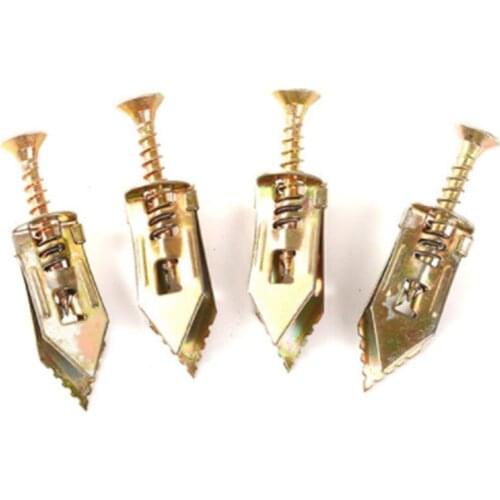 20 Pcs Self-Drilling Anchors Screws Expansion Screws Set Carbon Steel Hollow Wall Anchor Tapping Screw with Screws Kit