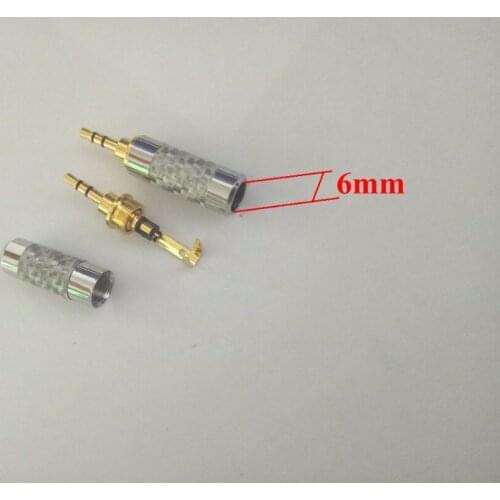 20pcs Carbon Fiber 2.5mm Stereo Plug soldering connectors New