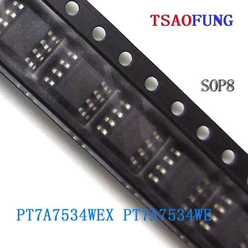 5Pieces PT7A7534WEX PT7A7534WE SOP8 Integrated Circuits Electronic Components