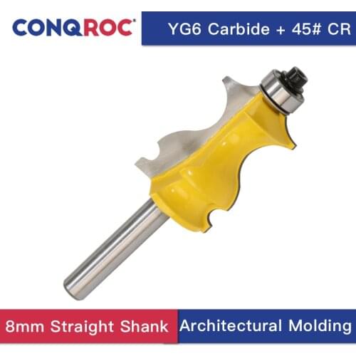 8mm Shank Architectural Molding Router Bit Ogee Chisel Cutter Tool Woodworking