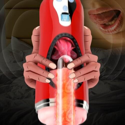 Automatic Masturbator Male Strong Clip Suction Blowjob Throat Deep Vagina Real Pussy masturbation cup sex toys for men Vibrating