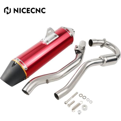 NICECNC Motorcycle Full Exhaust Muffler System for Honda CRF150F CRF230F CRF 150 230F 2003-2016 2013 2014 2015 Motorbike