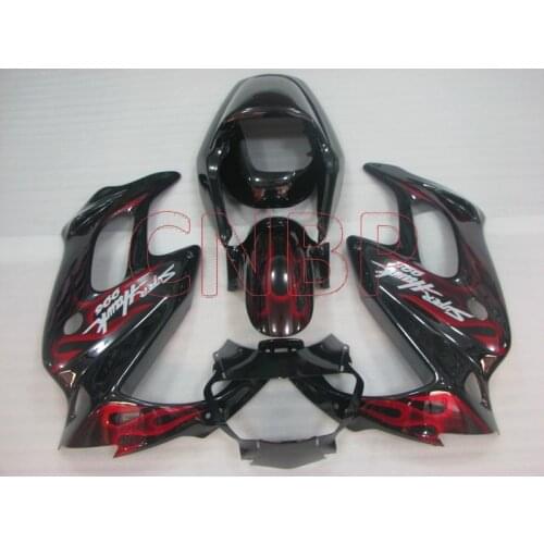 Full Body Kits for Honda VTR1000F 1995 - 2005 Red Black Flame Abs Fairing VTR 1000F 95 96 Body Kits VTR 1000F 99 00