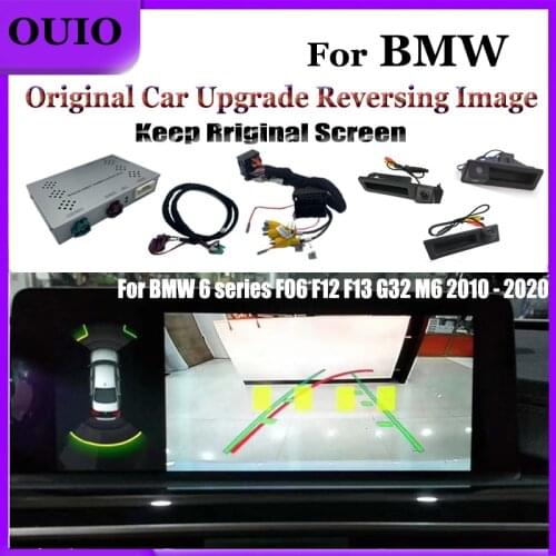 For BMW 6 series F06 F12 F13 G32 M6 CIC NBT EVO Front Rear Camera adapter Original screen upgrade Reversing Camera Decoder