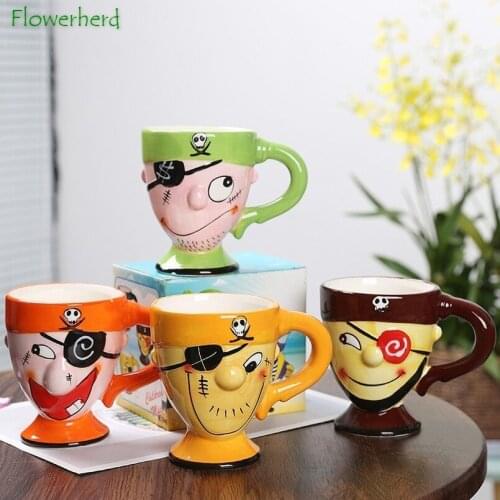 Ceramic Mug Coffee Mug Creative Pirate Mug Office Mug Home Milk Mug Coffee Cup Mugs Coffee Cups Drinkware Coffeeware Teaware