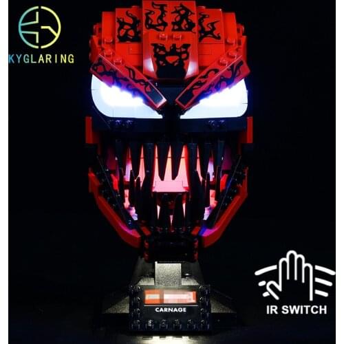 Kyglaring Led Lighting Set DIY Toys for 76199 Carnage Collectible Building Blocks