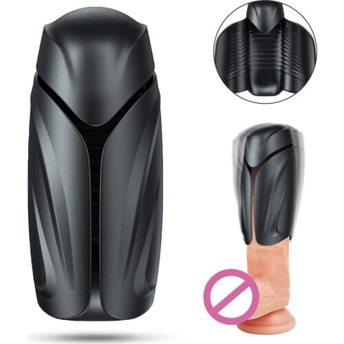 Male Masturbators Penis Training Vibrator Sexual Endurance Prolonging Sex Toys Masturbation Penis Head Glans Trainer Massager