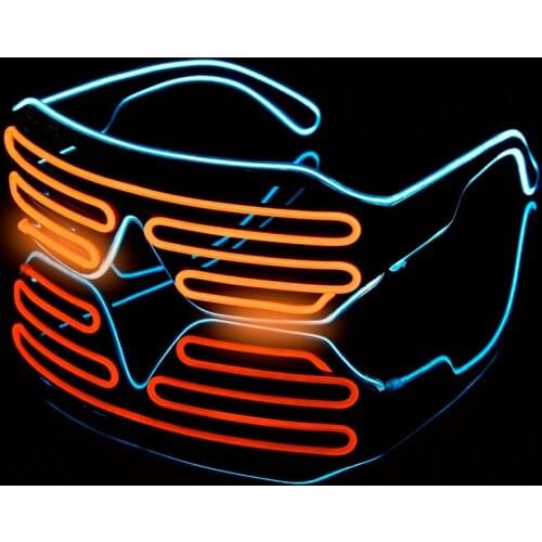 Luminous Glasses LED Glasses Light Up Shades Flashing Luminous Rave Night Christmas Activities Wedding Birthday Party Decoration