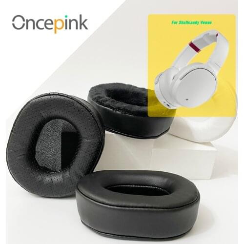Oncepink Replacement EarPads For Skullcandy Venue Headphone Ear Cushion Cover Repair Parts Earphones Accessories