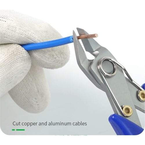Relife RL-0001 side Snips flush pliers For lead wire Cable rubber hose adhesive tape precision cutting