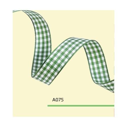 1" Inch 25mm plaid christmas ribbon