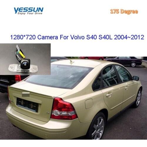 Fisheye camera For Volvo S40 S40L 2004~2012 Car Rear View Camera parking system / mini camera in car