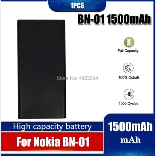 1pc 1500mAh Replacement bateria bn01 Battery For Nokia Lumia X 1045 RM-980 RM 980 Normandy BYD BN-01