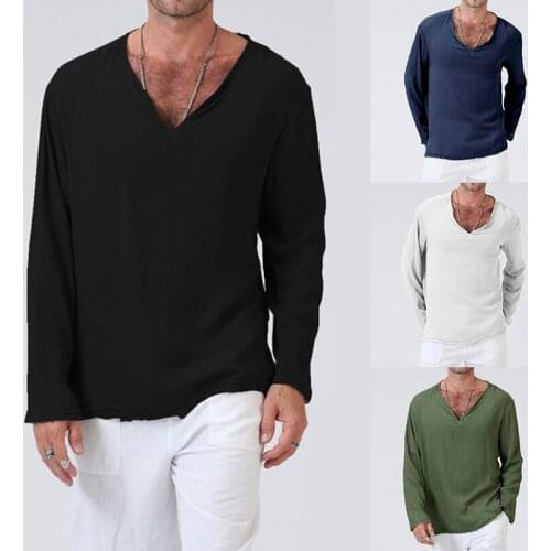 Suofeiman Men's Long Shirts