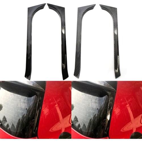 1 Pair Car ABS Plastic Rear Window Side Spoiler for VW GOLF 6 MK6 GTI GTR GTD 2009-2013 Auto External Accessories Parts