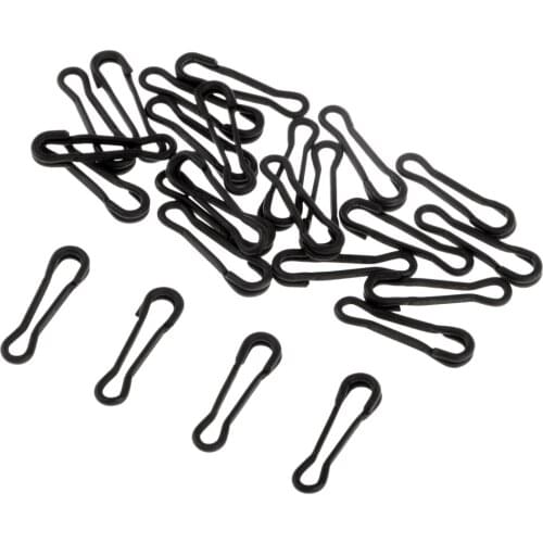 25pcs Fishing Snap Swivel Hook Hawaii Snap Bass Connector Carp Fishing Lures Speed Clips