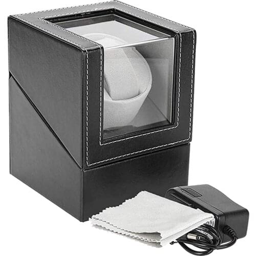 High Quality Watch Winder for Automatic Watches Motor Shaker Watch Winder Holder Automatic Mechanical Watch Winding Box US/EU