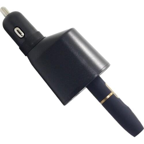 2 in 1 Design Metal Material Car Charger for Iqos Heating Rod Charger Fast Charging for Iqos Stand Charge Dock