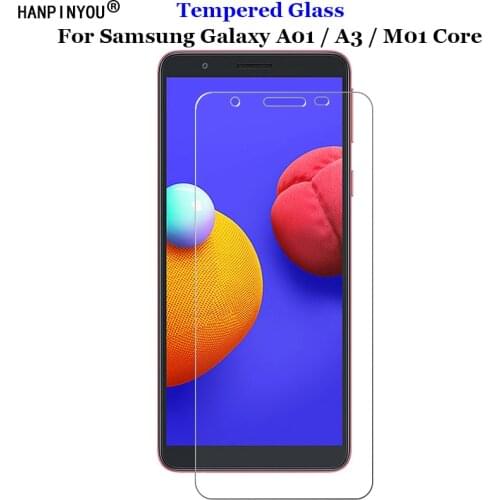 For Samsung Galaxy A01 / A3 / M01 5.3" Core Tempered Glass 9H 2.5D Premium Screen Protector Film