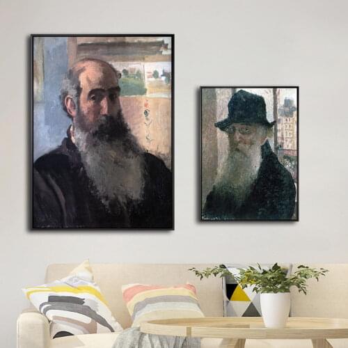 Home Decoration Print Canvas Art Wall Pictures for Living Room Poster Paitings French Camille Pissarro Shepherd girl