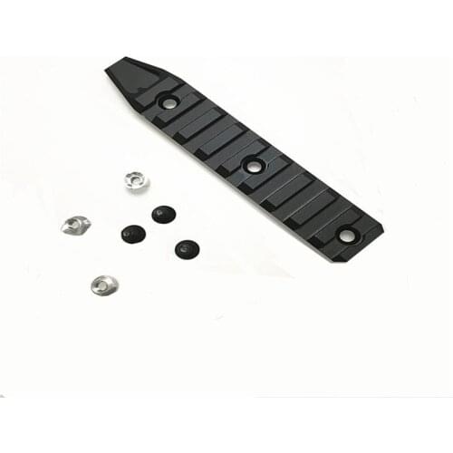 FIRECLUB Tactical Mount Rail KeyMod 9 Slot Rail For URX 4.0 Handguard Rail Airsoft Install Scope Mount Black