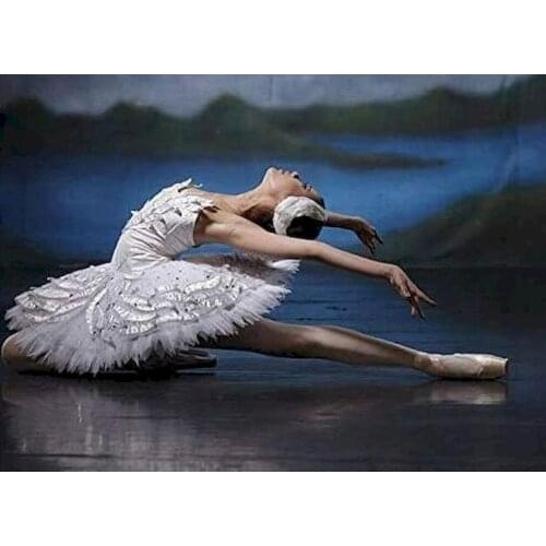 GATYZTORY 5D DIY Diamond Painting Ballet Rhinestones Pictures Diamond Embroidery Portrait Cross Stitch Mosaic Crafts Kit