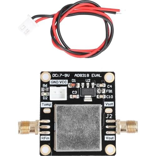 AD8318 Module Power Meter Module Logarithmic Detector 1M-8GHz 70dB Dynamics ALC AGC Controlling