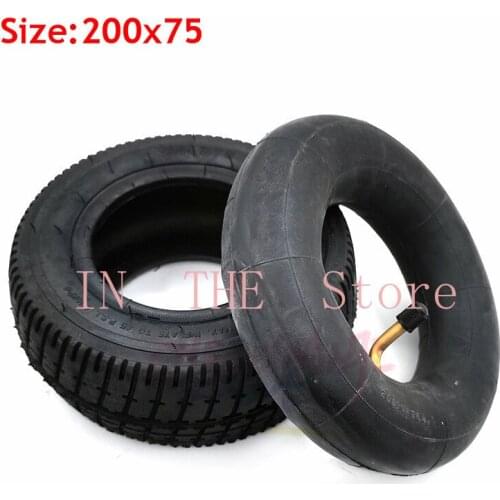 Lightning Delivery 200x75 Outer Tyre Inner Tube for Electric Scooter Go Kart Parts