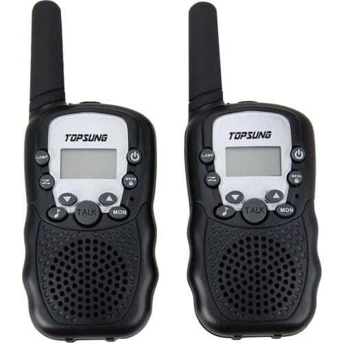 New kids portable radio walkie talkie pair T388 twin talkabout FR mobile handy talkie radios PMR comunicador w/ flashlight