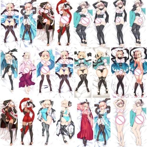 November update Japanese Anime Fate/Grand Order FGO Okita Souji Otaku Dakimakura Body Pillow Cover Case Hugging Body Pillowcase