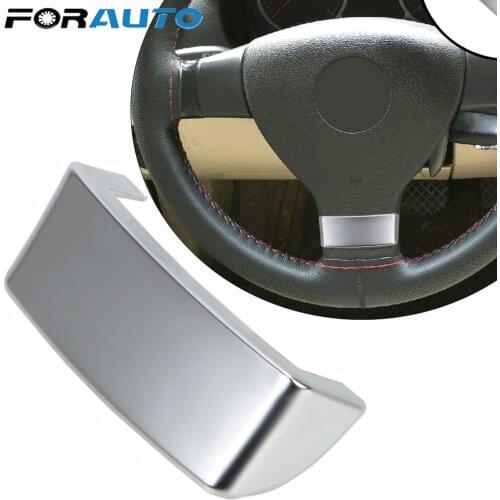 Car Steering Wheel Trim Sequin Cover Fit for VW Golf MK5 Plus 5 GTI Passat B6 3C Eos Jetta Insert Trim Cover Chrome Emblem